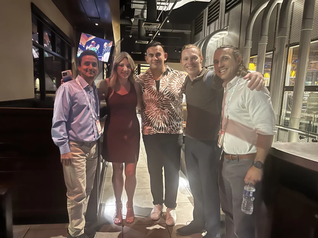 ESAS team , casual connections evening, dinner