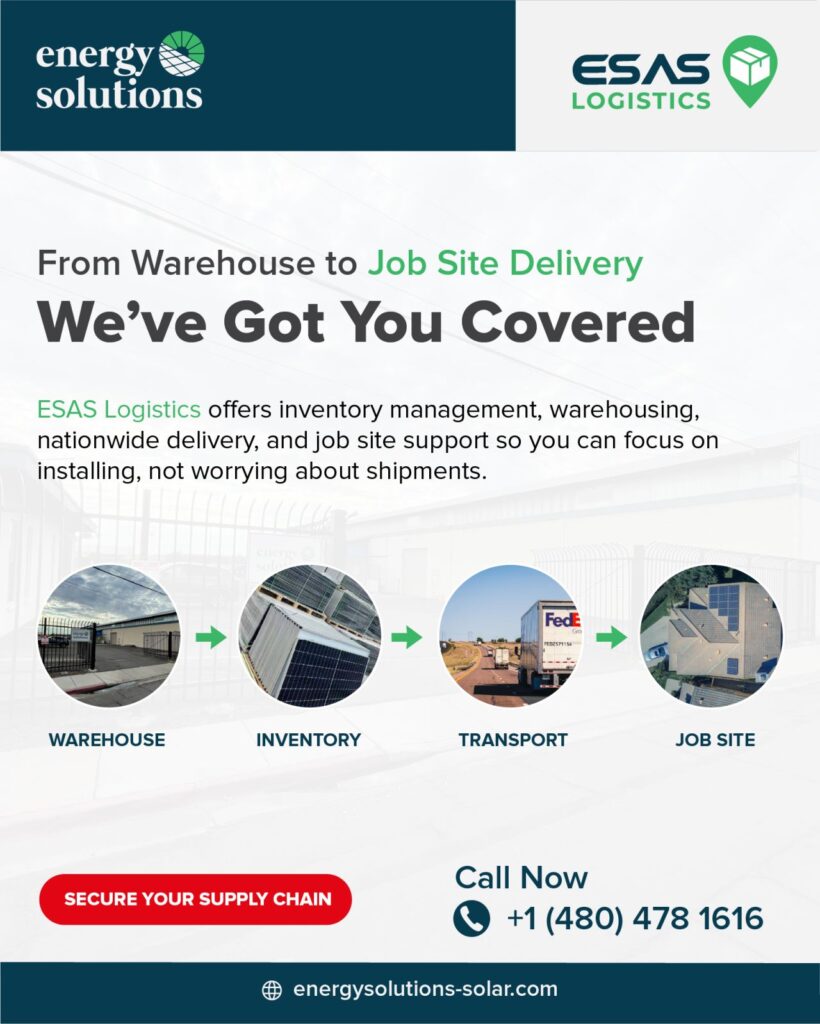 Solar Logistics USA, solar delivery, energy solutions, az