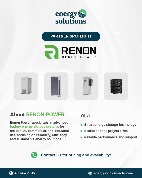 Energy Solutions and Supplies and Renon Power